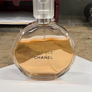 CHANEL Chance Perfume with Gold Hue